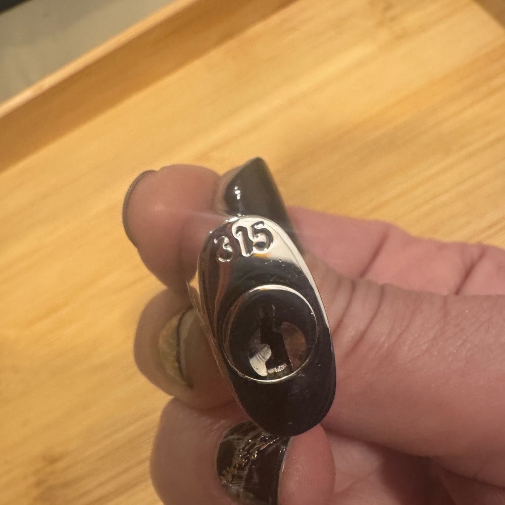 Authentic Louis Vuitton Silver Padlock with Keys - Picture 5 of 5